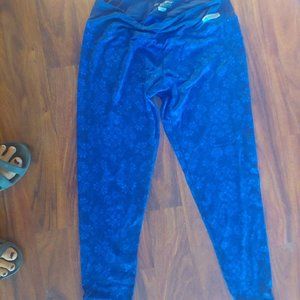 Terramar leggings blue snow flake XL